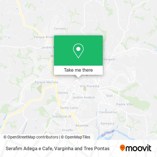 Serafim Adega e Cafe map