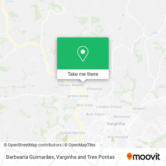 Mapa Barbearia Guimarães