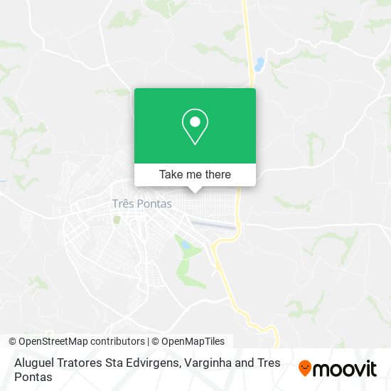 Aluguel Tratores Sta Edvirgens map