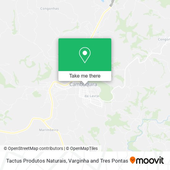 Tactus Produtos Naturais map
