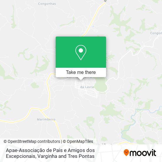 Apae-Associação de Pais e Amigos dos Excepcionais map