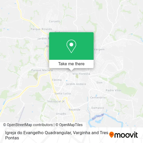 Igreja do Evangelho Quadrangular map