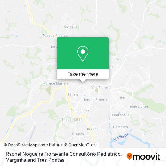 Rachel Nogueira Fioravante Consultório Pediátrico map