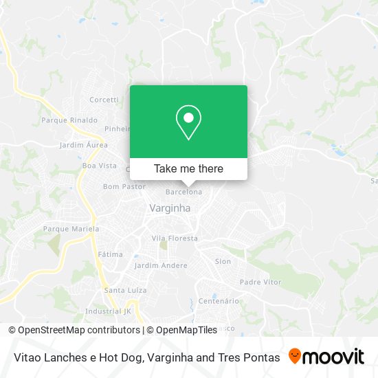 Vitao Lanches e Hot Dog map