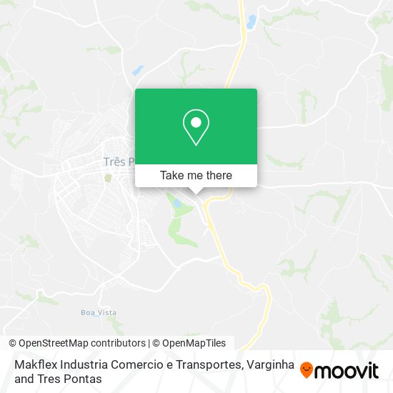 Mapa Makflex Industria Comercio e Transportes