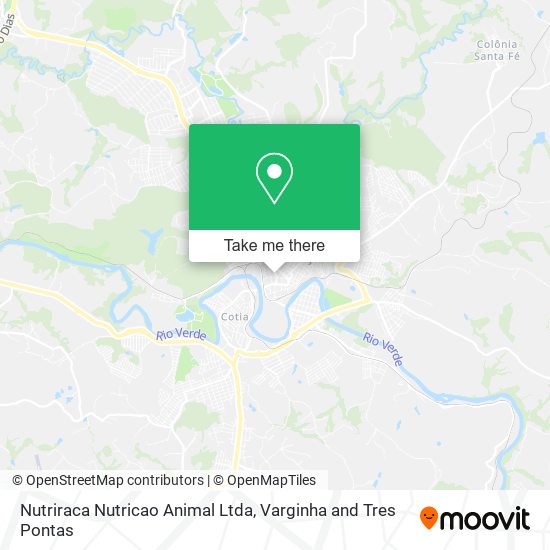 Nutriraca Nutricao Animal Ltda map