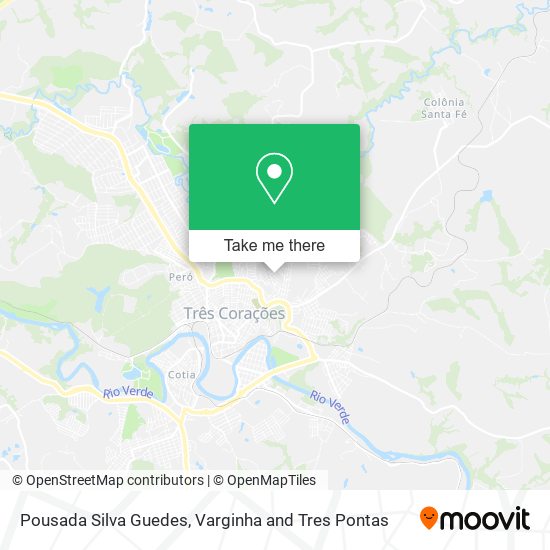 Mapa Pousada Silva Guedes