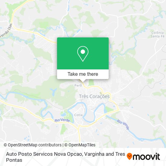Auto Posto Servicos Nova Opcao map