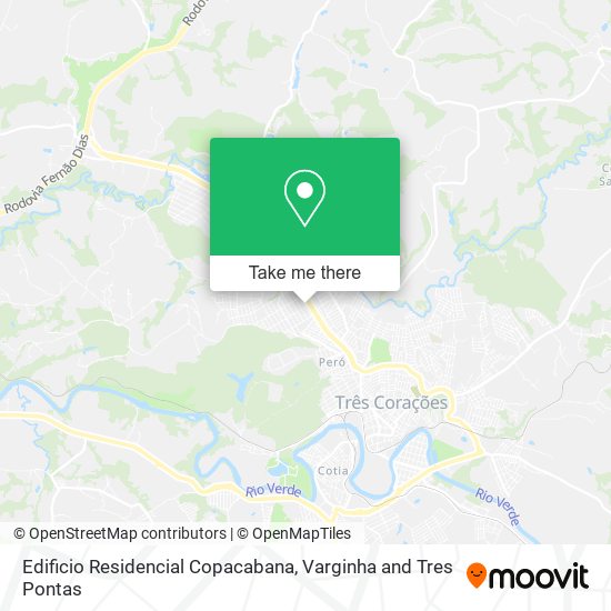 Edificio Residencial Copacabana map