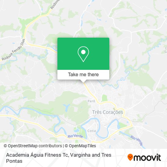 Mapa Academia Águia Fitness Tc