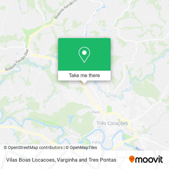 Vilas Boas Locacoes map