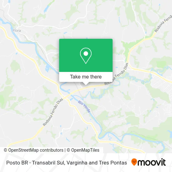 Posto BR - Transabril Sul map