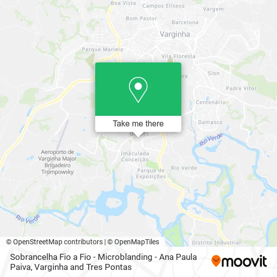 Sobrancelha Fio a Fio - Microblanding - Ana Paula Paiva map