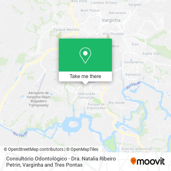 Mapa Consultório Odontológico - Dra. Natalia Ribeiro Petrin