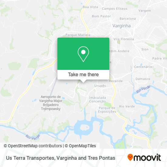 Us Terra Transportes map