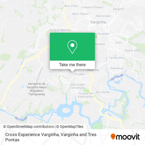 Cross Experience Varginha map