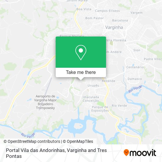 Mapa Portal Vila das Andorinhas