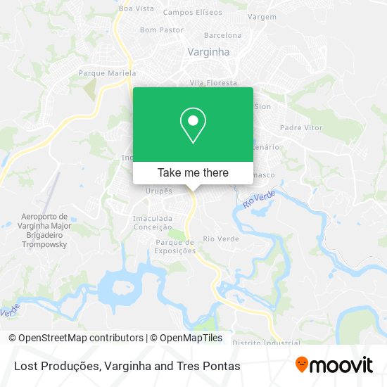 Lost Produções map
