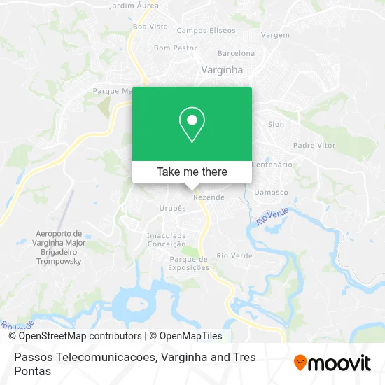 Passos Telecomunicacoes map