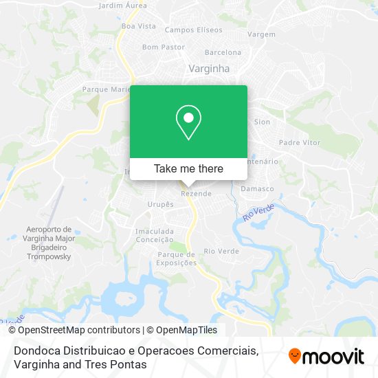 Dondoca Distribuicao e Operacoes Comerciais map
