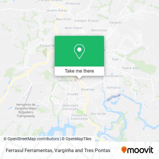 Ferrasul Ferramentas map