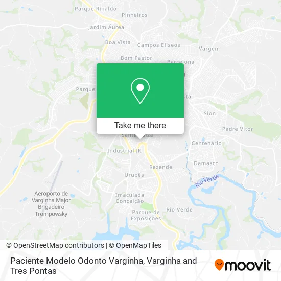 Paciente Modelo Odonto Varginha map