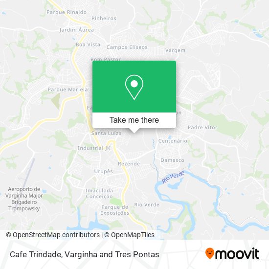 Cafe Trindade map