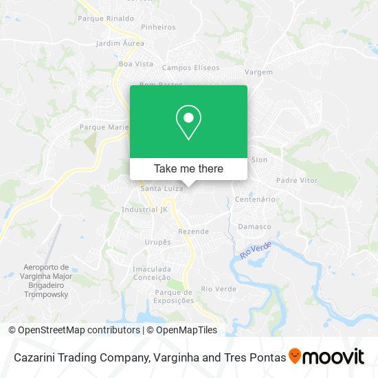Cazarini Trading Company map