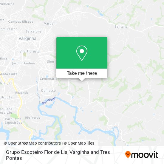 Grupo Escoteiro Flor de Lis map