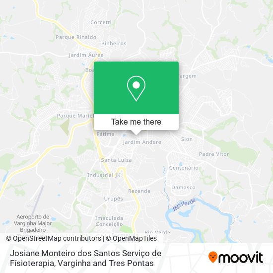 Josiane Monteiro dos Santos Serviço de Físioterapia map