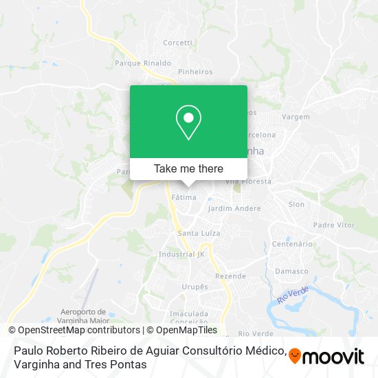 Paulo Roberto Ribeiro de Aguiar Consultório Médico map