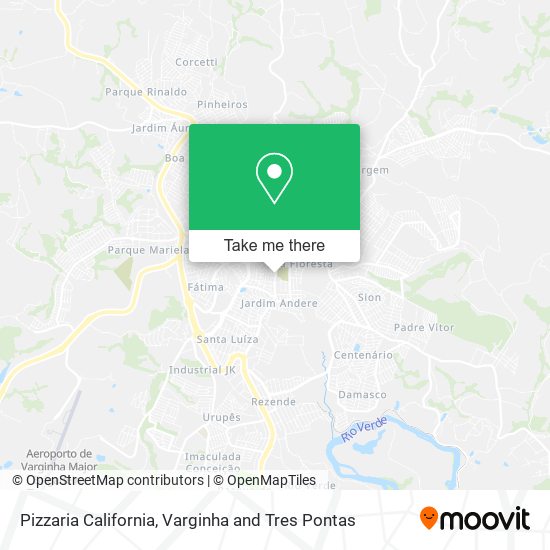 Pizzaria California map