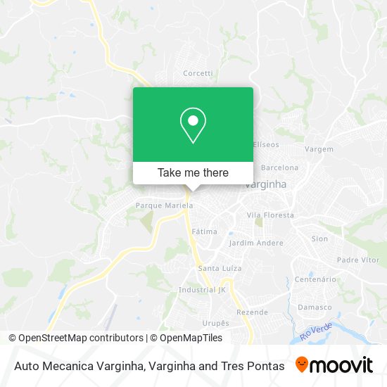 Mapa Auto Mecanica Varginha