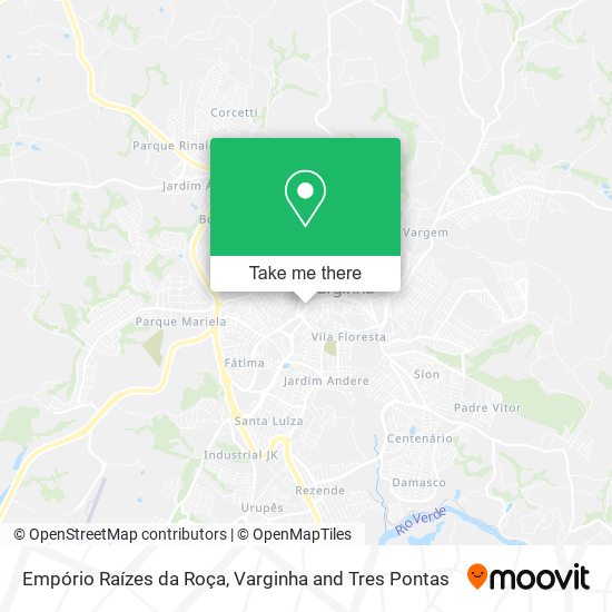 Empório Raízes da Roça map