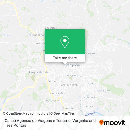 Mapa Canaa Agencia de Viagens e Turismo