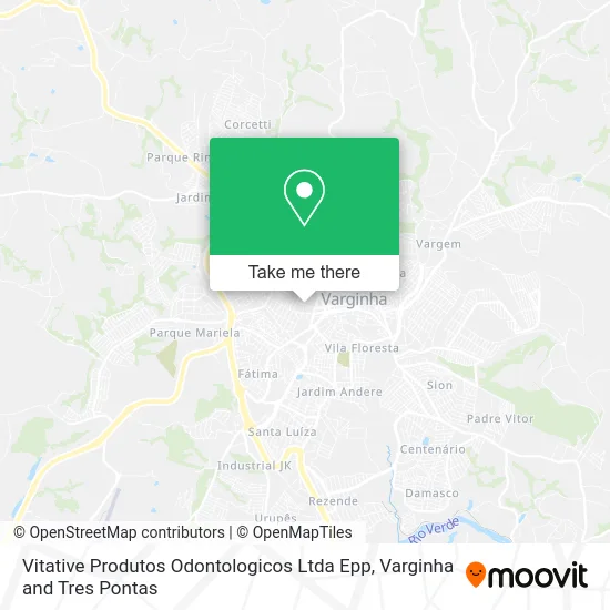 Vitative Produtos Odontologicos Ltda Epp map