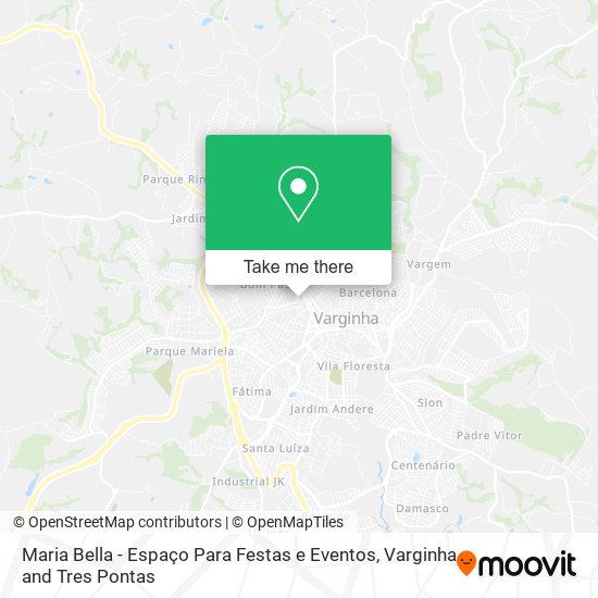 Maria Bella - Espaço Para Festas e Eventos map