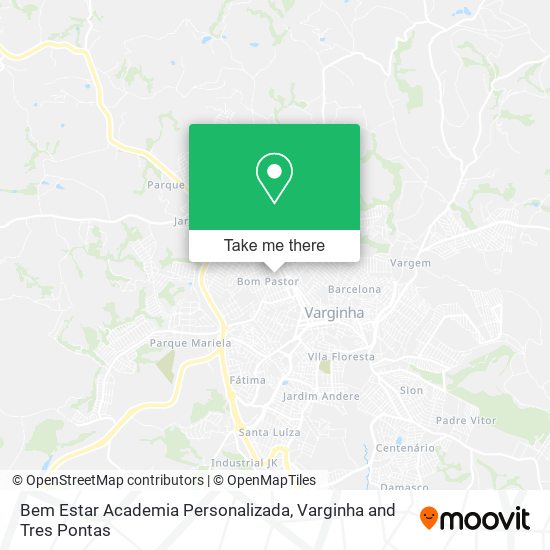 Bem Estar Academia Personalizada map