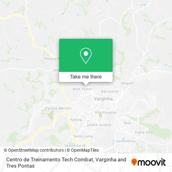 Mapa Centro de Treinamento Tech Combat