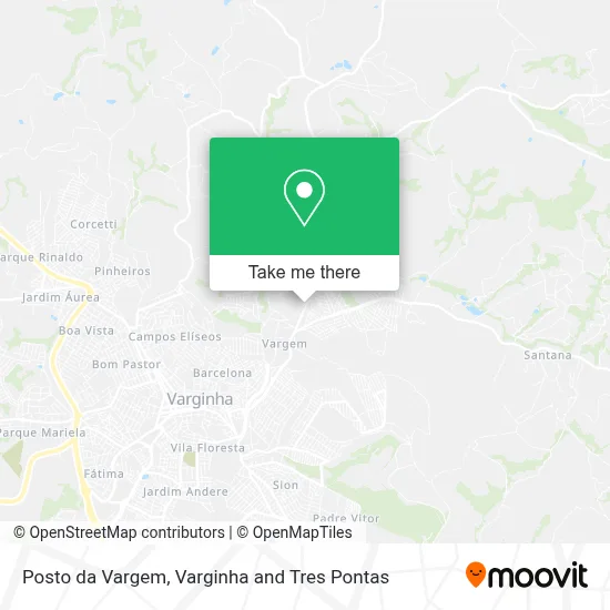 Posto da Vargem map