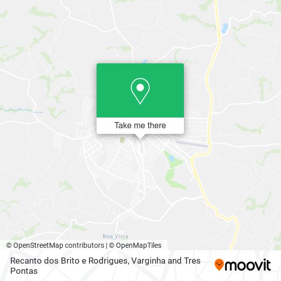 Recanto dos Brito e Rodrigues map