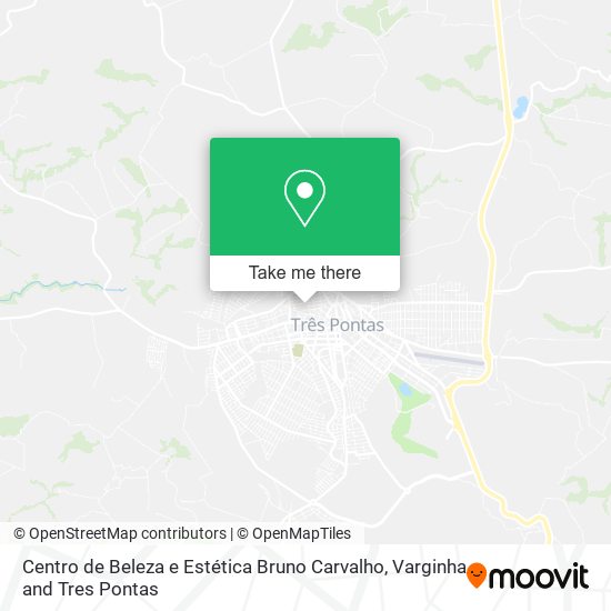 Mapa Centro de Beleza e Estética Bruno Carvalho