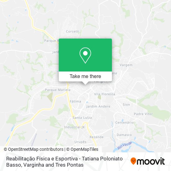 Reabilitação Física e Esportiva - Tatiana Poloniato Basso map