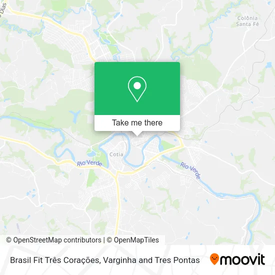 Brasil Fit Três Corações map