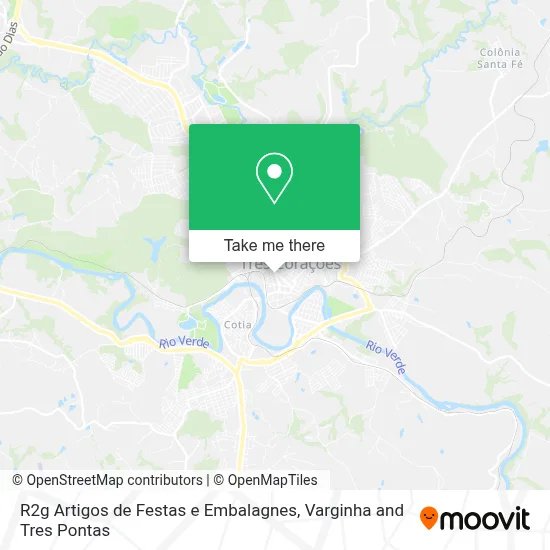 R2g Artigos de Festas e Embalagnes map