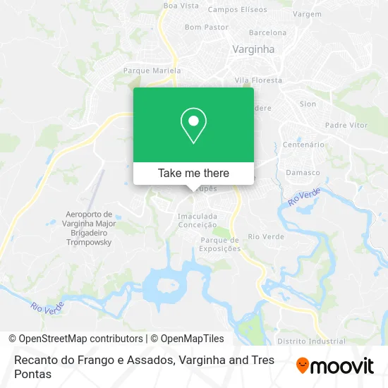 Recanto do Frango e Assados map