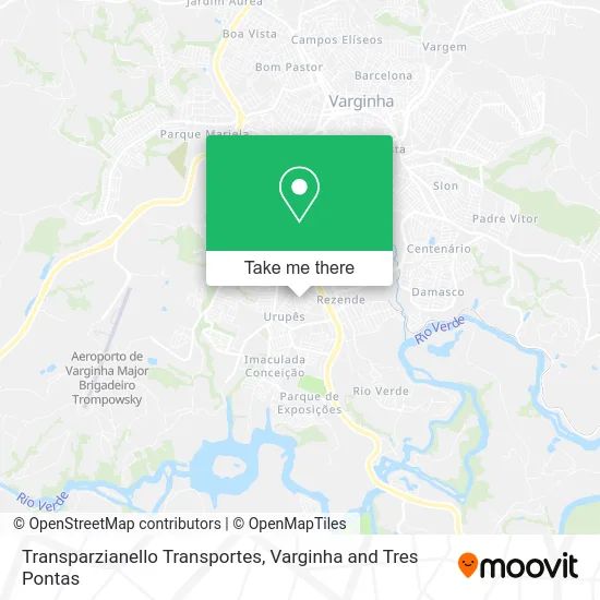 Transparzianello Transportes map