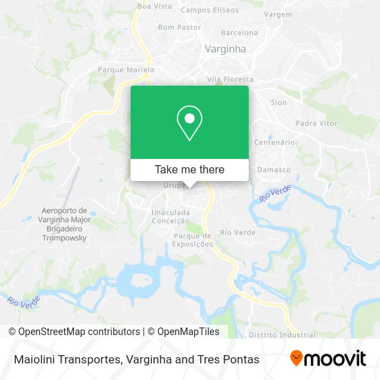 Maiolini Transportes map