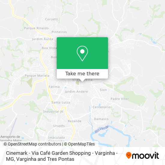 Cinemark - Via Café Garden Shopping - Varginha - MG map