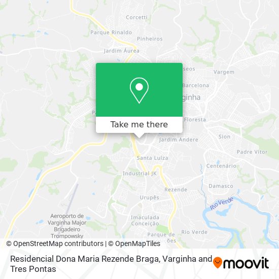 Residencial Dona Maria Rezende Braga map
